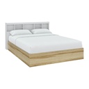 Molly King Bed - BW6/H - Lindberg Oak/White