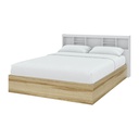 Molly King Bed - BW6/H - Lindberg Oak/White