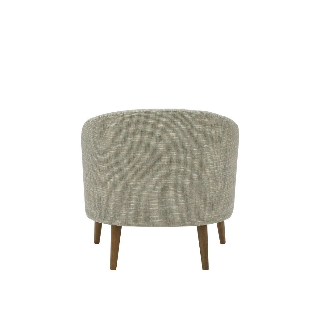 Gornlee Arm Chair - Birch Wood - Cream Fabric