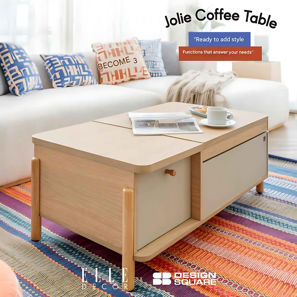 Elle Jolie Coffee Table - CF100 - Peace Walnut