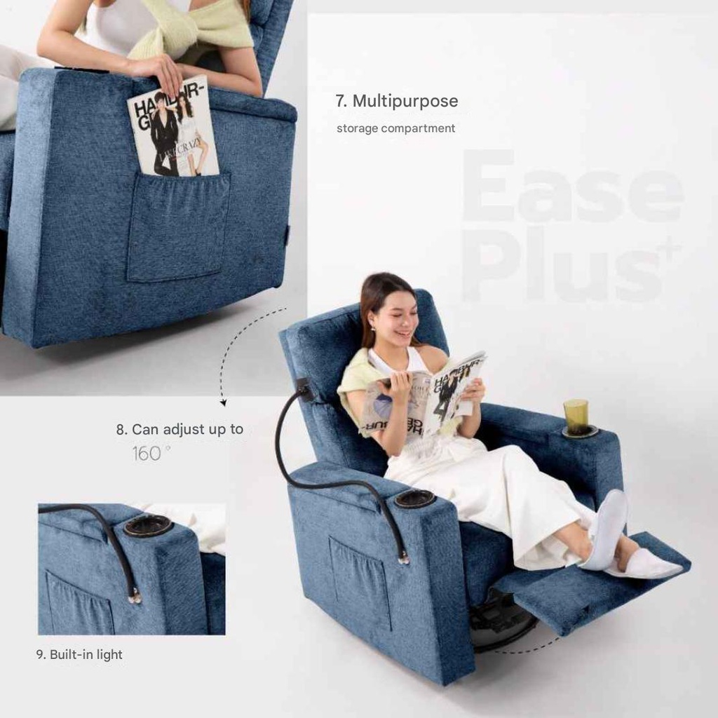 Ease Recliner - Plus - Dark Blue/1Kere