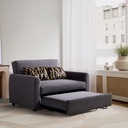 Elle Sofa Bed-Grey Velvet