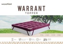 Woodfield - Warrant Topper 5ft x 6.5ft - Dark Brown - Thickness 3"