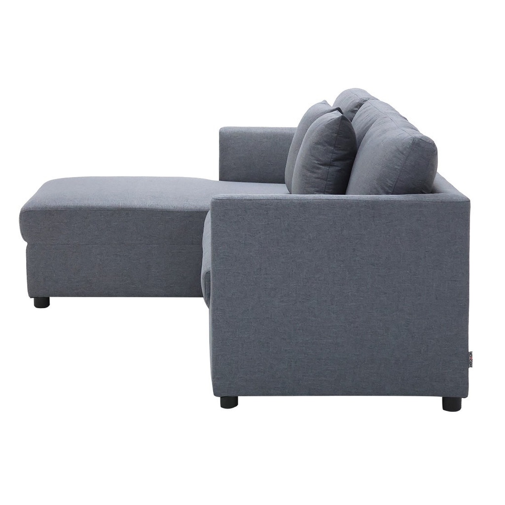 Riki Sofa-Left Corner-Grey Fabric