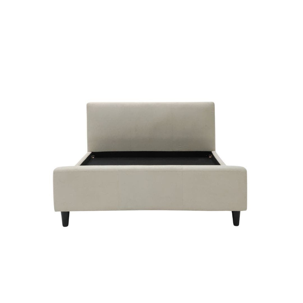 Giffer Bed 5ft-Cream Fabric