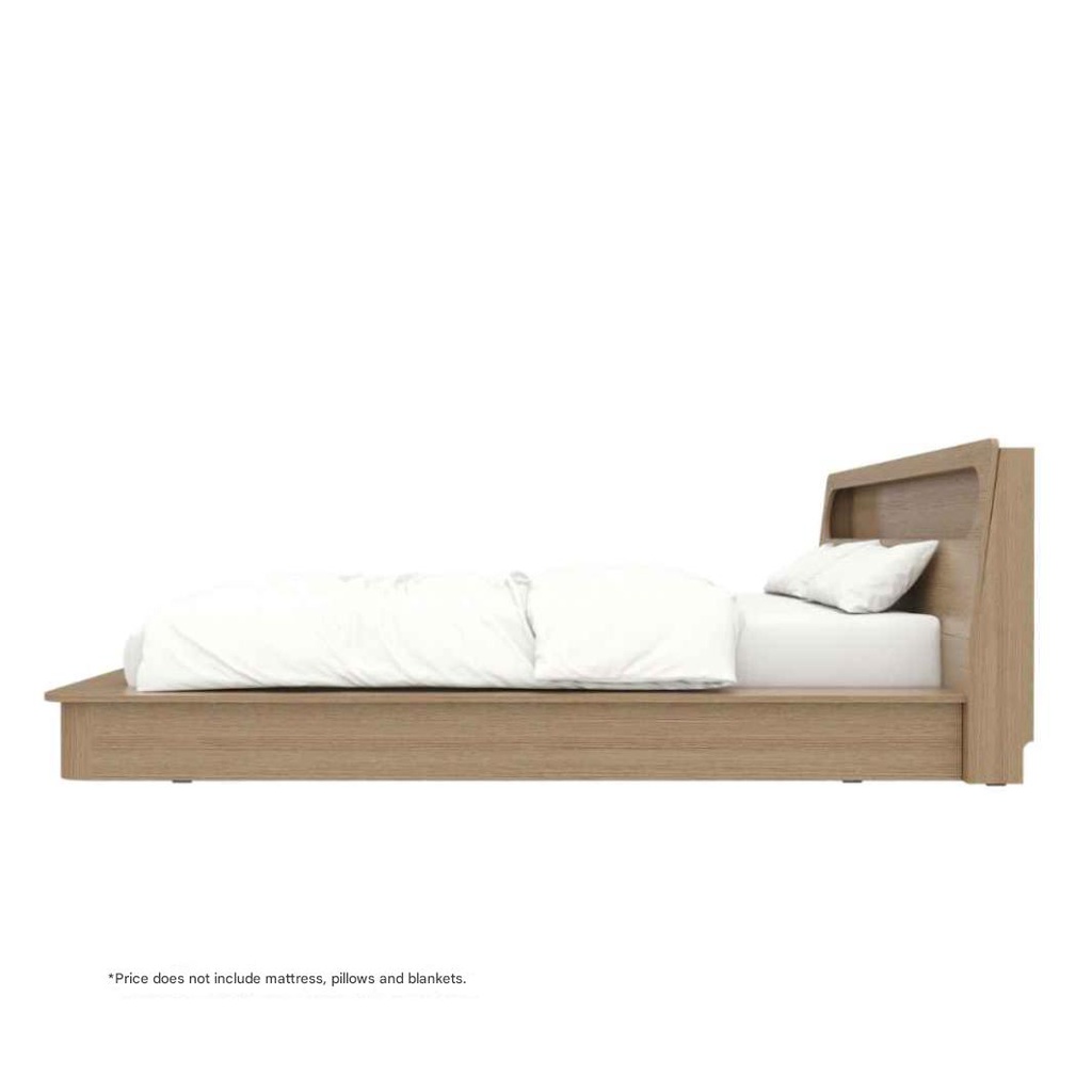 Tomo Bed 5ft-Light Wood