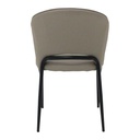 Vefella Dining Chair-Black Steel/SL Gray