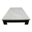 Molina Coffee Table-C120-White Stone/Wenge
