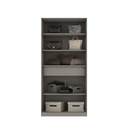 Blox Wardrobe 100-60-210/OP-C/Door DE01- Clinen/Lindberg Oak