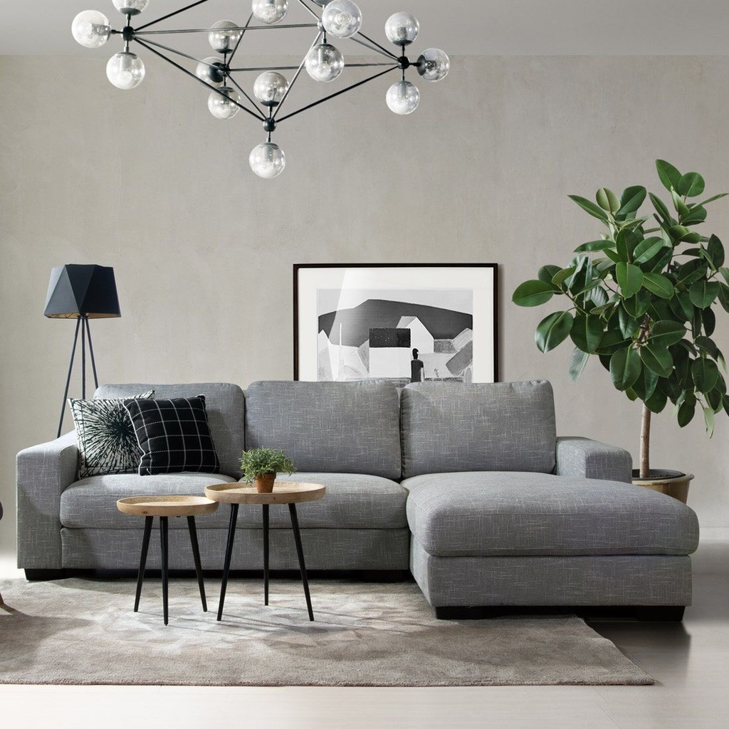 Liden Sofa - Right Corner - Fabric Light Grey