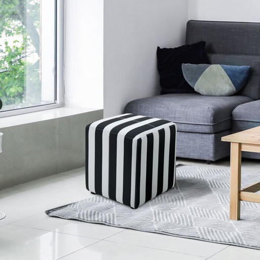 [19227772] Stool Boom - Black Striped