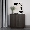 Noir Low Cabinet - C80-40-75cm - Dark Grey