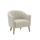 Gornlee Arm Chair - Birch Wood - Cream Fabric