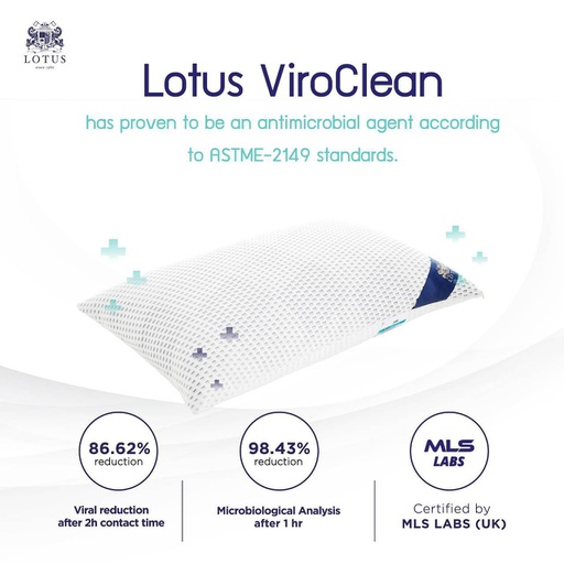 [VIROCLEAN-PP] Lotus ViroClean Pillow Protector